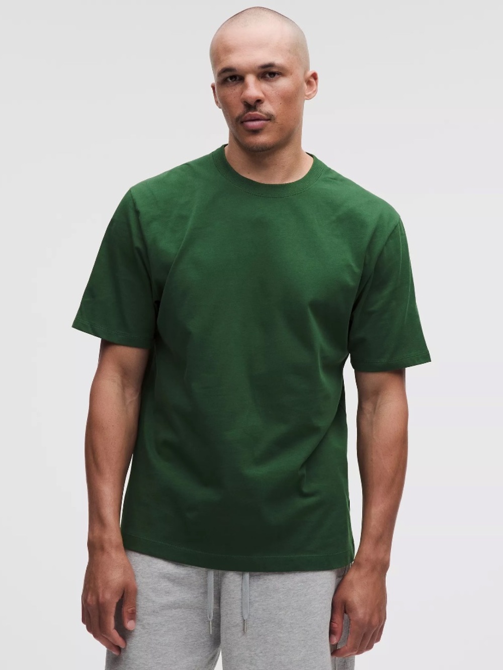 Lululemon men's Heavyweight Cotton Jersey T-Shirt medium Ivy Green-NWOT